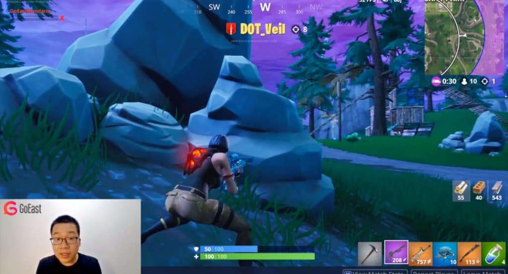 Fortnite Game In Mandarin Video Game Class Learning Chinese In Fortnite Goeast Mandarin