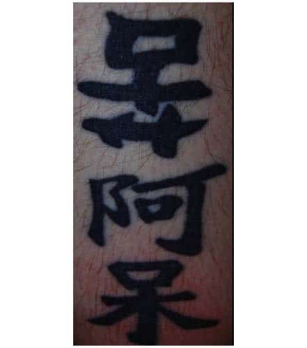 Me and My Tattoo: Chinese characters and plum blossom logo | Your Local  Guardian