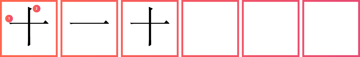 Chinese character stroke order - GoEast Mandarin