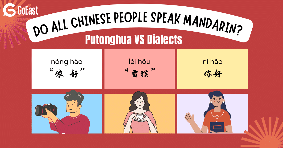 Do all chinese people speak Mandarin? Putonghua vs Dialects