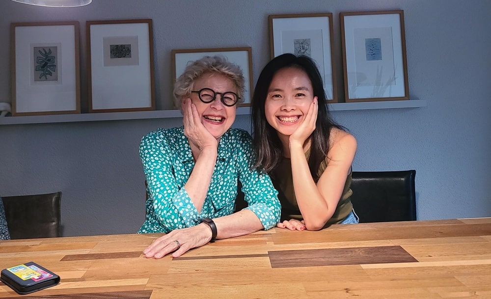 goeast mandarin sudent lili with Maria