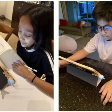 goeast mandarin students Elijah and Naomi from Singapore